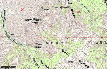 Topographic Map #S Mariposa California 1:25K Hydrographic 
