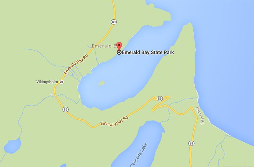 Campground location.  Image courtesy of Google Maps.